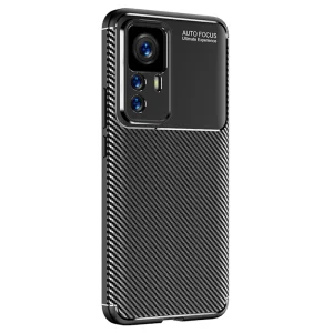 Силиконов Калъф Carbon Fiber Texture за Xiaomi 12T 5G/12T Pro 5G, черен