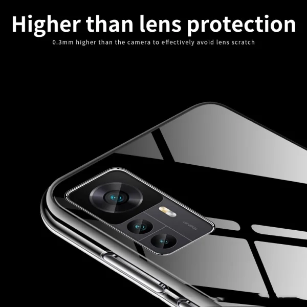 Силиконов калъф MOFI за Xiaomi 12T 5G / 12T Pro 5G / Redmi K50 Ultra 5G, прозрачен 5