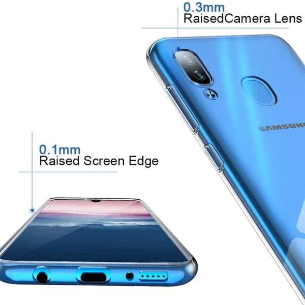 Силиконов гръб за Samsung Galaxy A30 (SM-A305F), Прозрачен 2