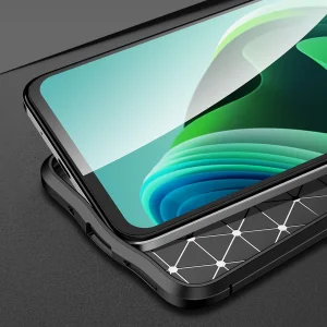 Силиконов калъф Litchi за Redmi 10 5G / Redmi Note 11E 5G / Redmi 10 Prime+ 5G, Черен 5