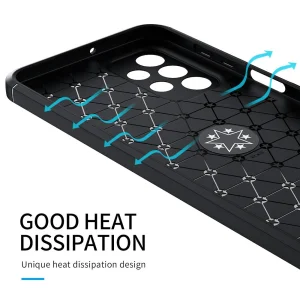 Silicone Case Ring Magnetic for Samsung Galaxy A23, Black 6