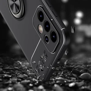 Silicone Case Ring Magnetic for Samsung Galaxy A23, Black 5