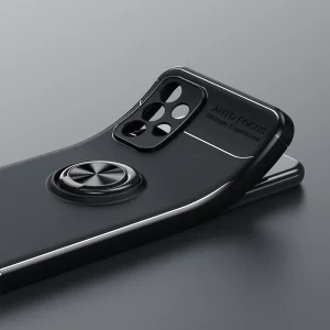 Silicone Case Ring Magnetic for Samsung Galaxy A23, Black 4