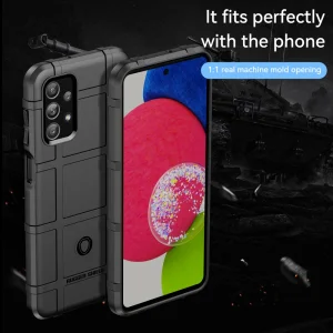 Shockproof Case Grid for Samsung Galaxy A23 4G/5G, black 3