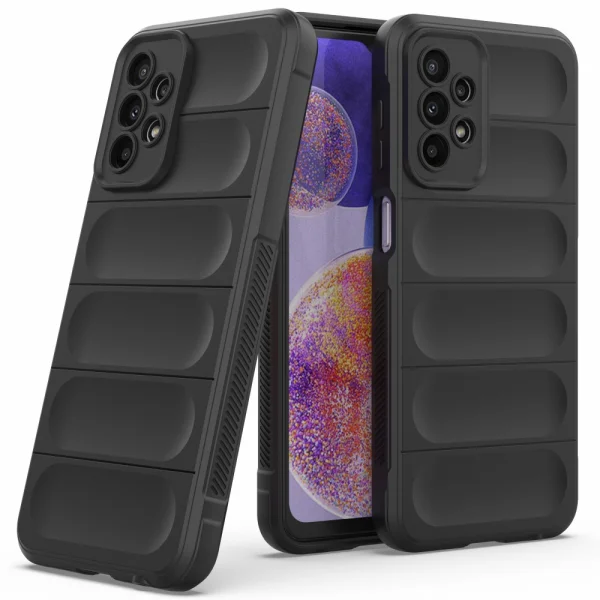 Силиконов калъф Wear-resistant за Samsung Galaxy A23 4G/5G, черен 2