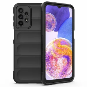 Силиконов калъф Wear-resistant за Samsung Galaxy A23 4G/5G, черен
