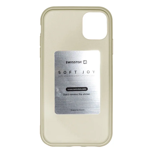 Silicone Case Swissten SOFT JOY CASE for IPHONE 11, gray 4