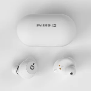 Wireless Earphones TWS SWISSTEN STONEBUDS, white 6
