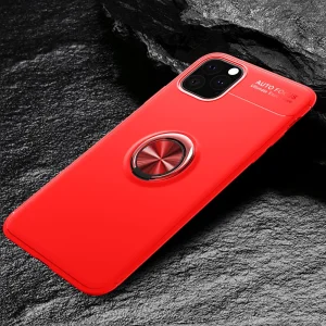 Silicone case Ring Magnetic for iPhone 12 / 12 Pro, Red 3