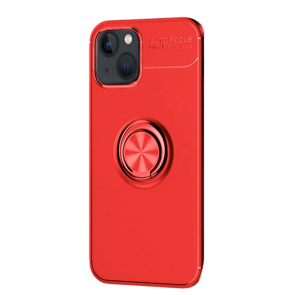 Силиконов калъф Ring Magnetic за iPhone 11, Червен 2