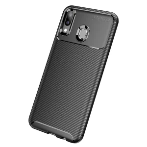 Силиконов гръб Carbon Fiber за Samsung Galaxy M20, Черен 6