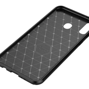 Силиконов гръб Carbon Fiber за Samsung Galaxy M20, Черен 5
