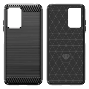 Силиконов Калъф Carbon за Xiaomi Redmi 10 5G / 10 Prime+ 5G / Note 11E 5G, Черен 4