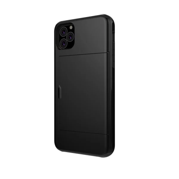 Shockproof case Plastic Card Holder for iPhone 11 Pro, black 1