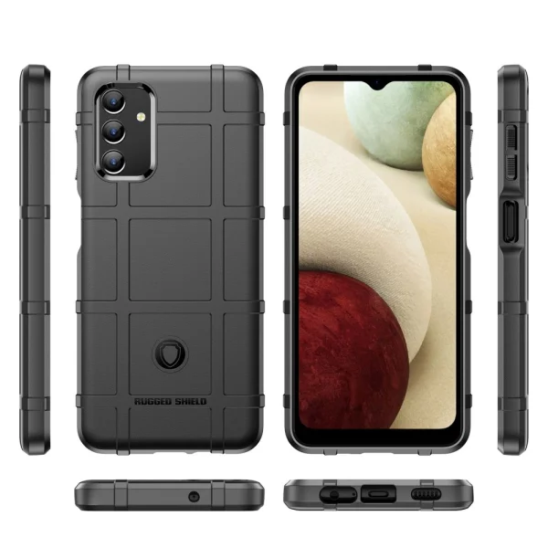 Shockproof Case Grid for Samsung Galaxy A13 5G / A04s 4G, Black 3