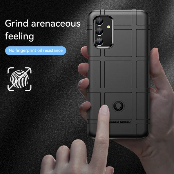 Shockproof Case Grid for Samsung Galaxy A13 5G / A04s 4G, Black 4