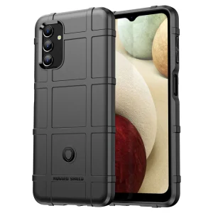 Удароустойчив Калъф Grid за Samsung Galaxy A13 5G / A04s 4G, Черен