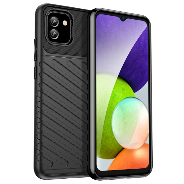 Silicone case Thunder for Samsung Galaxy A03, Black 1
