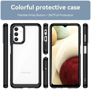 Удароустойчив калъф Acrylic Protect за Samsung Galaxy A13 5G, черен 4