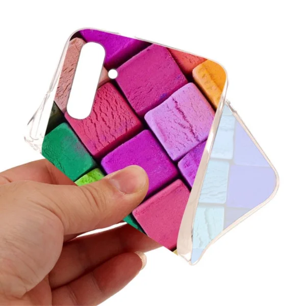 Силиконов калъф за Samsung Galaxy A13 5G, Цветни блокчета 3