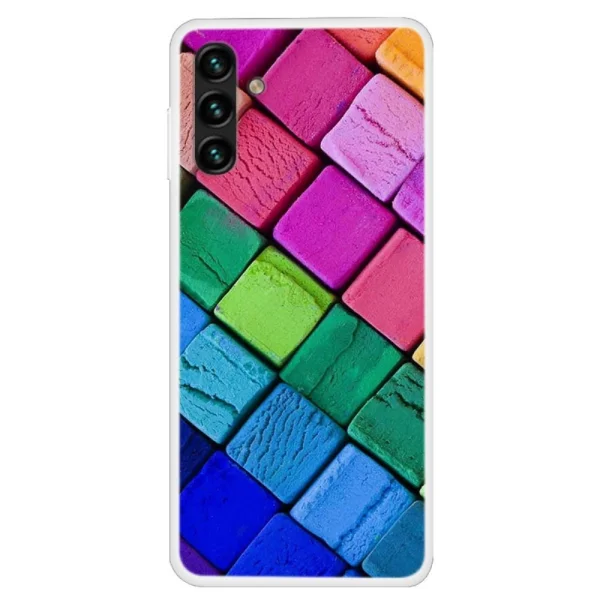Силиконов калъф за Samsung Galaxy A13 5G, Цветни блокчета 1