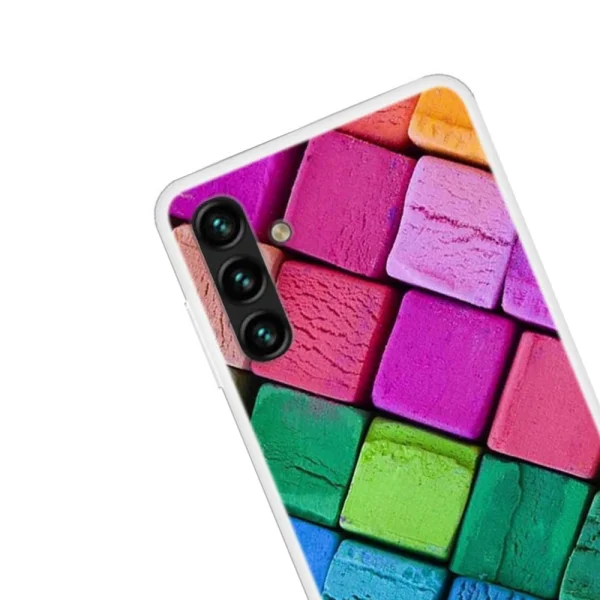 Силиконов калъф за Samsung Galaxy A13 5G, Цветни блокчета 2