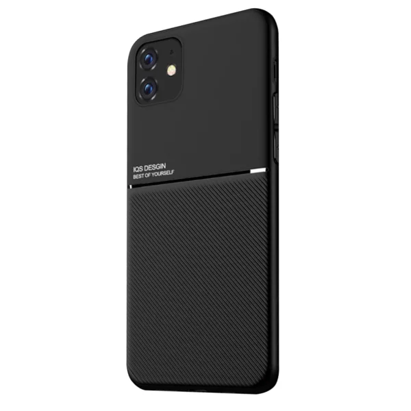 Силиконов калъф Minimalist за iPhone 11, Черен 1