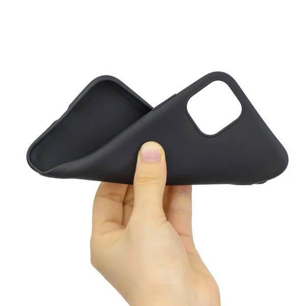 Solid Candy silicone case for iPhone 11, Black 4