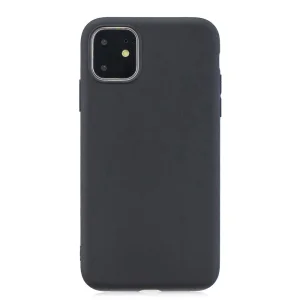 Силиконов калъф Solid Candy за iPhone 11, Черен