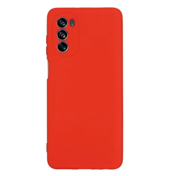 Silicone case Anti-Scratch for Motorola Moto G62 5G, red 1