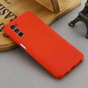 Silicone case Anti-Scratch for Motorola Moto G62 5G, red 6