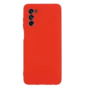 Силиконов калъф Anti-Scratch за Motorola Moto G62 5G, червен
