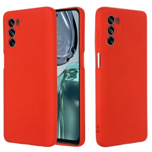 Silicone case Anti-Scratch for Motorola Moto G62 5G, red 3