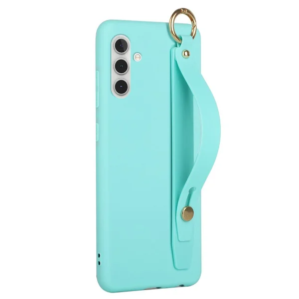 Силиконов калъф Hand Strap Kickstand за Samsung Galaxy A13 5G / A04s 4G, син 2