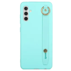 Силиконов калъф Hand Strap Kickstand за Samsung Galaxy A13 5G / A04s 4G, син