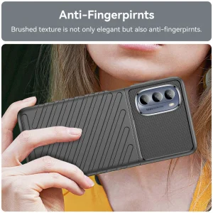 Силиконов калъф Thunder за Motorola Moto G62 5G, черен 4