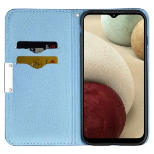 Калъф Тефтер Metal Buckle за Samsung Galaxy A13 5G / A04s 4G, син 4