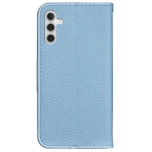 Калъф Тефтер Metal Buckle за Samsung Galaxy A13 5G / A04s 4G, син 3