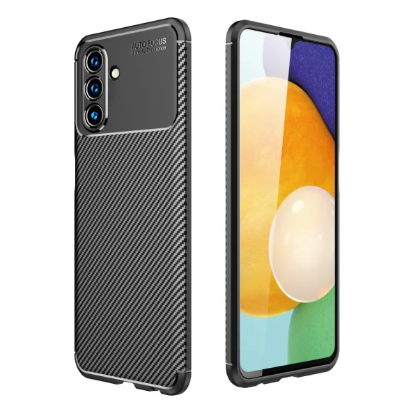 Силиконов Калъф Carbon Fiber Texture за Samsung Galaxy A13 5G / A04s 4G, черен 1