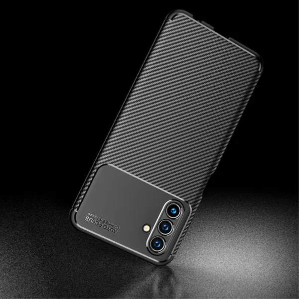 Силиконов Калъф Carbon Fiber Texture за Samsung Galaxy A13 5G / A04s 4G, черен 5