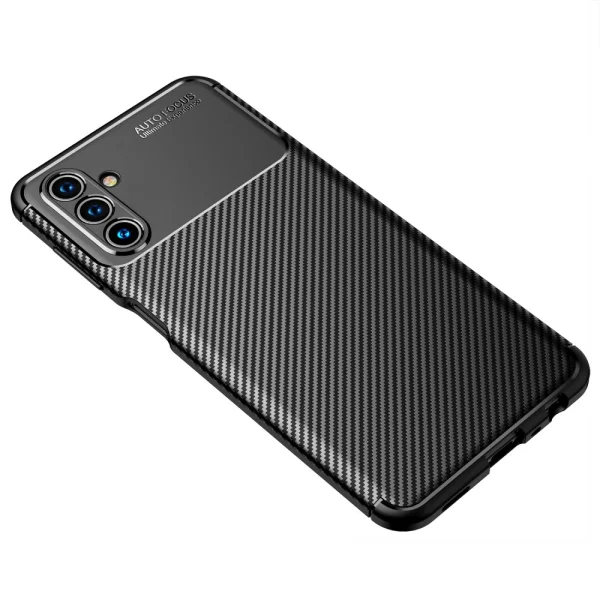 Силиконов Калъф Carbon Fiber Texture за Samsung Galaxy A13 5G / A04s 4G, черен 2