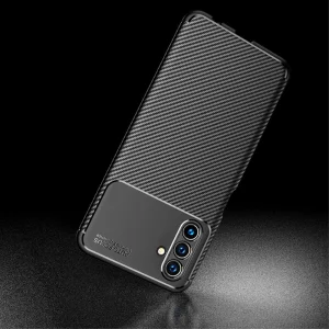 Силиконов Калъф Carbon Fiber Texture за Samsung Galaxy A13 5G / A04s 4G, черен 5