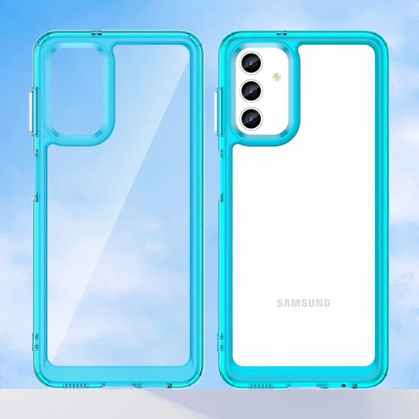 Shockproof Case Acrylic Protect for Samsung Galaxy A13 5G, transparent blue 2