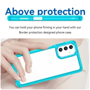 Shockproof Case Acrylic Protect for Samsung Galaxy A13 5G, transparent blue 6