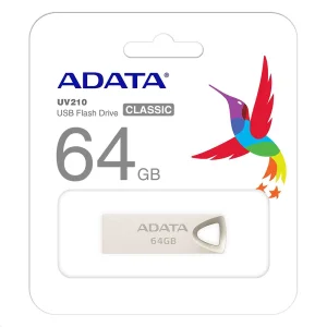 USB Flash Drive ADATA, 64GB, USB, UV210, beige 3