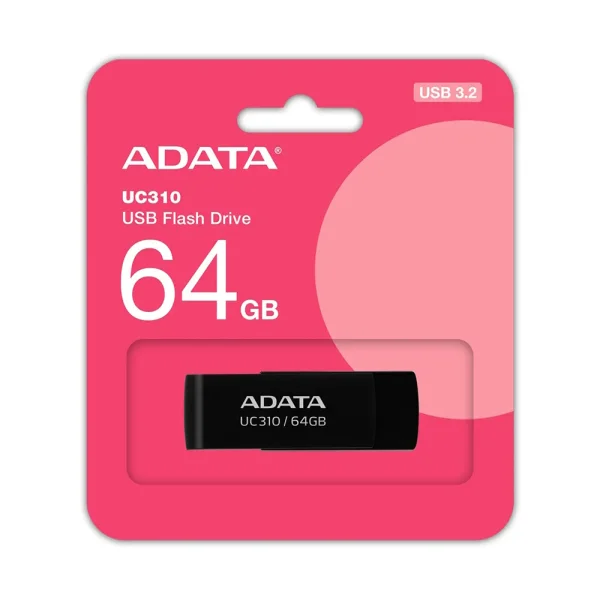 Флаш памет ADATA, 64GB, USB, UV240, черен 3