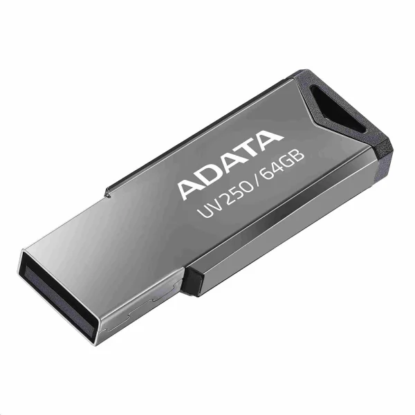 USB Flash Drive ADATA, 64GB, USB, UV250, Silver 1