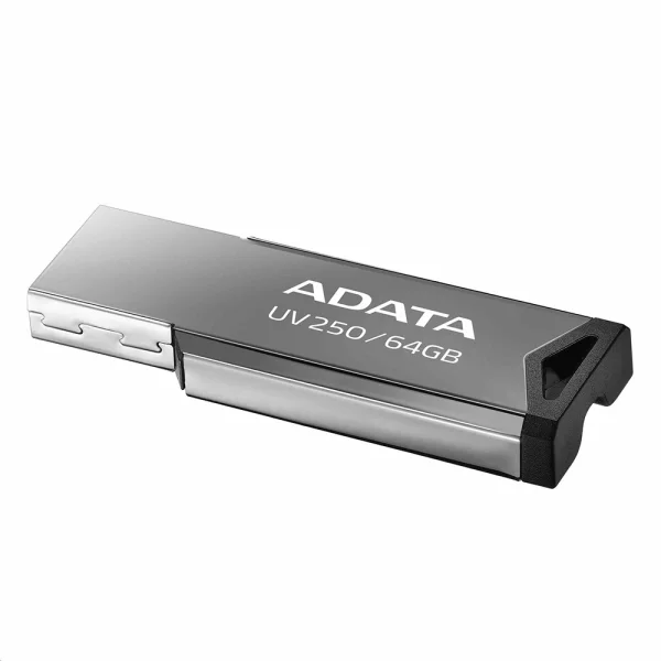 USB Flash Drive ADATA, 64GB, USB, UV250, Silver 2
