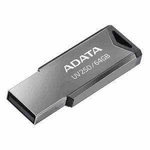Флаш памет ADATA, 64GB, USB, UV250, сребрист