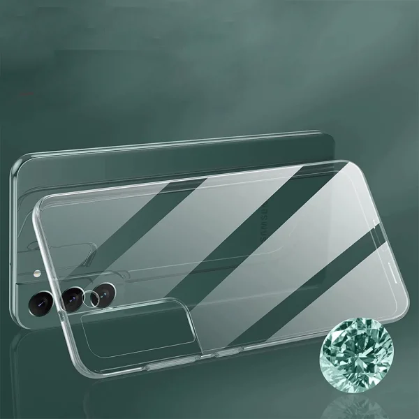 Силиконов калъф за Samsung Galaxy S23 Plus, 2 mm, Прозрачен 2